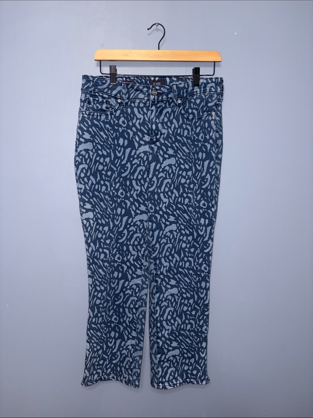 NYDJ • Printed Straight Leg Jeans